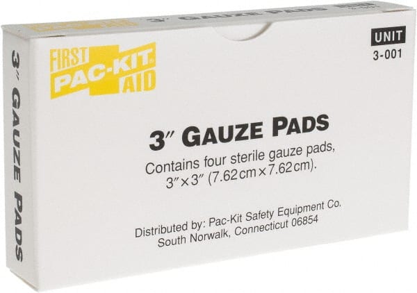 4 Qty 1 Pack 3" Long x 3" Wide, General Purpose Pad