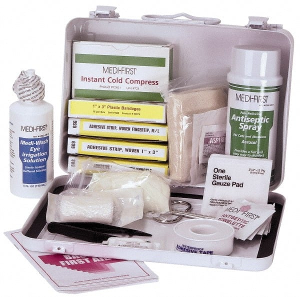 Medique 818M1MSC Multipurpose/Auto/Travel First Aid Kit: 24 Pc, for 10 People 