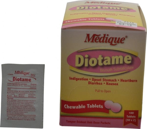 Medique 22033 Antacids & Stomach Relief Tablet: (2) 50 Envelopes 