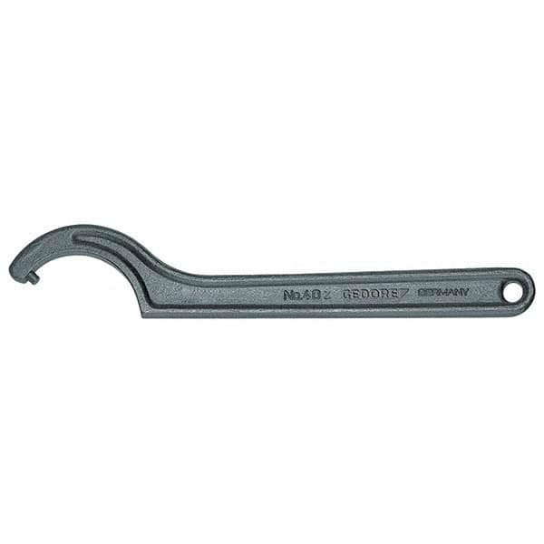 Gedore 6336900 Spanner Wrenches & Sets; Wrench Type: Fixed Hook Spanner ; Minimum Capacity (mm): 45.00 ; Maximum Capacity (mm): 50.00 ; Maximum Capacity (Inch): 2 ; Maximum Capacity (Inch): 2.0000 ; Overall Length (Inch): 8 
