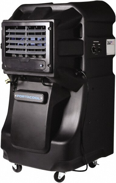 Evaporative Cooler: 3,600 CFM, 30 gal, 1/2 hp