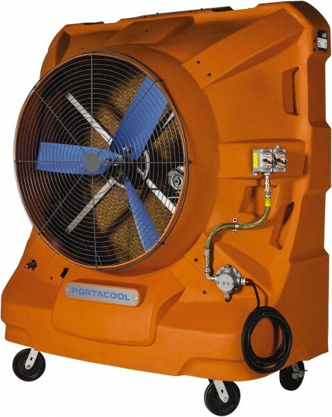 Evaporative Cooler: 22,500 CFM, 65 gal, 2-1/2 hp