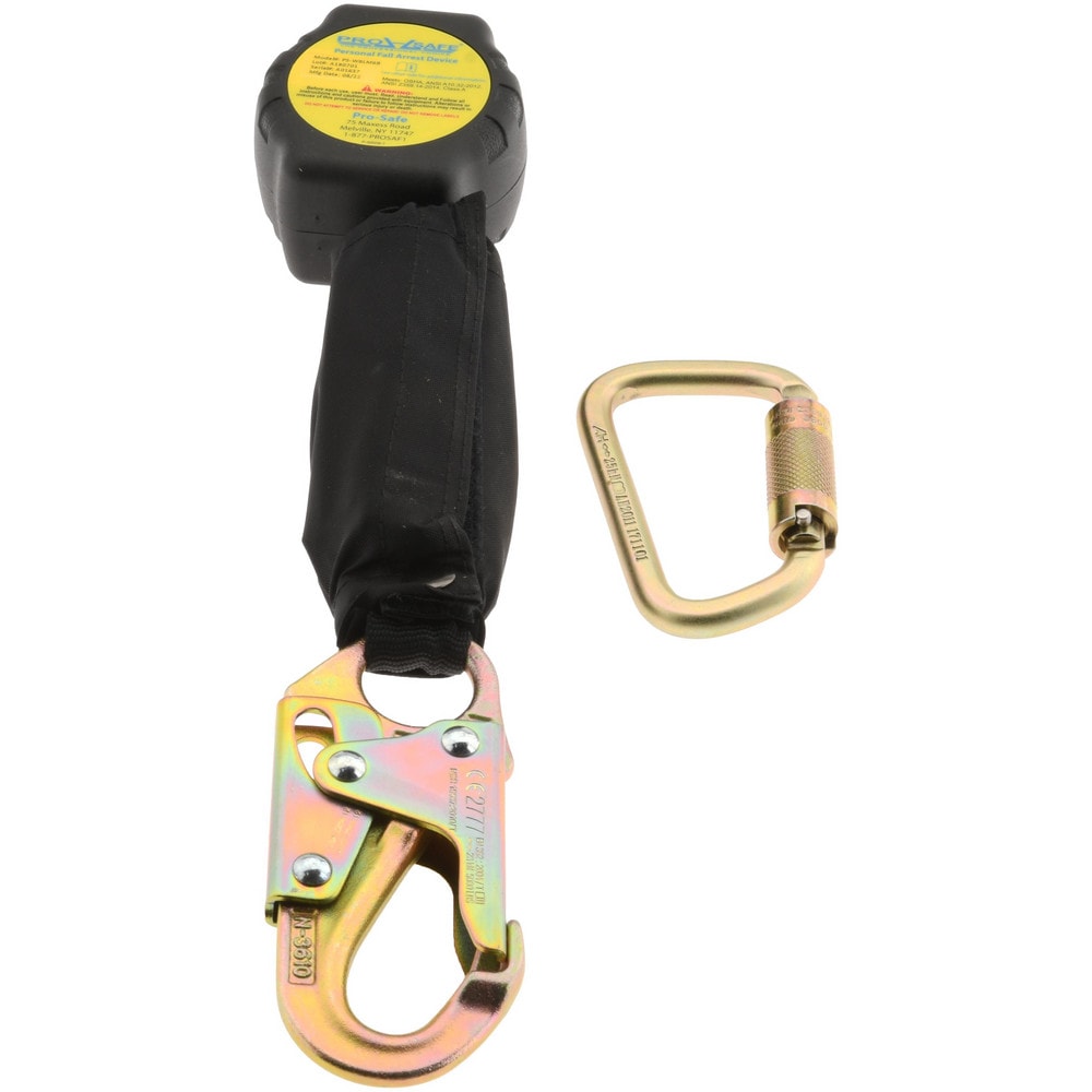 PRO-SAFE PS-WBLM6B 6 Long, 310 Lb Capacity, 1 Leg Locking Swivel Snap Hook Harness Fall Limiter Image