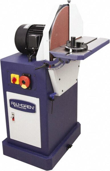 20" Diam, 1,750 RPM, Three Phase Disc Sanding Machines