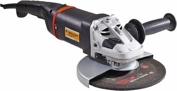 Corded Angle Grinder: 7" Wheel Dia, 8,500 RPM, 5/8-11 Spindle