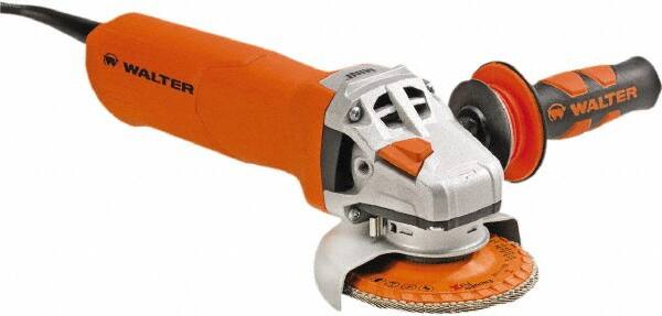 Corded Angle Grinder: 4" Wheel Dia, 10,500 RPM, 5/8-11 Spindle