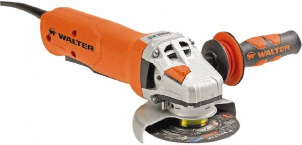 Corded Angle Grinder: 4" Wheel Dia, 10,500 RPM, 5/8-11 Spindle
