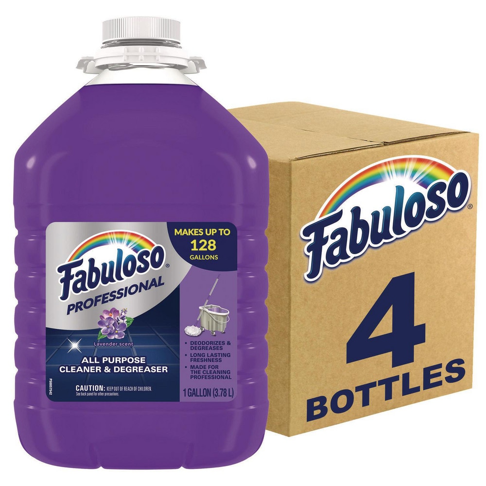 Clean All Multisurface Cleaner, Lemon Scent, 3.78 L Bottle, 4/Carton