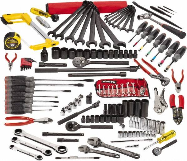 Combination Hand Tool Set: 141 Pc, Electrician's Tool Set