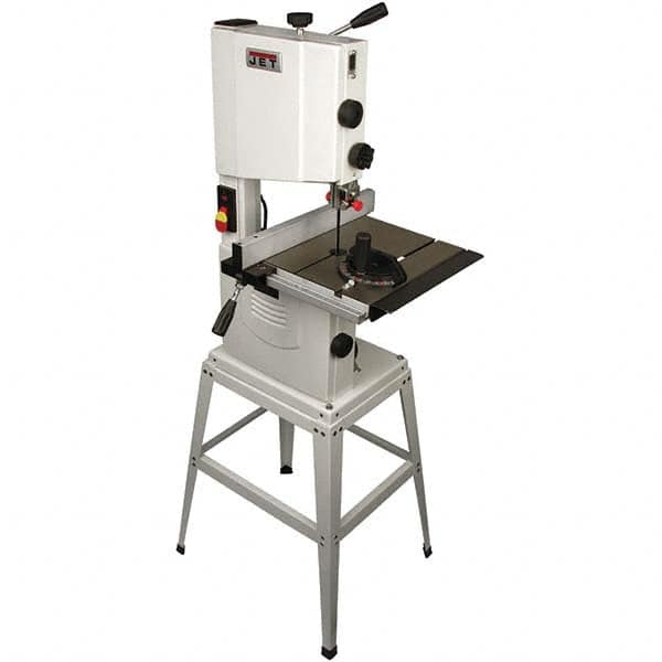 Vertical Bandsaw: 10" Throat Depth, 4-1/8" Height Capacity, Poly V Drive