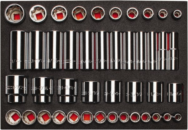 PROTO J54132K Deep Standard Socket Set: 65 Pc Image