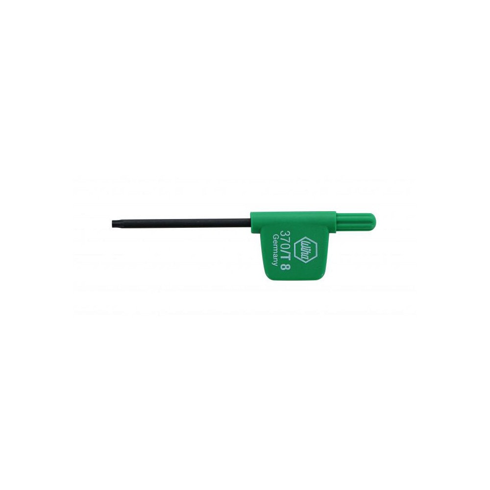 Wiha 37058 Torx Key: Flag Handle, T8, 2.8" OAL Image