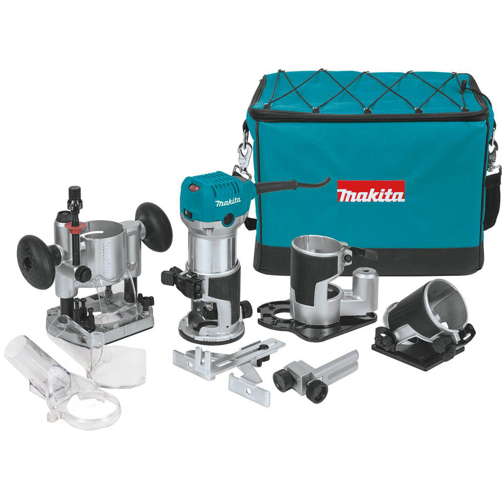 Makita Electric Routers; Collet Size 1/4"; Router Type Compact