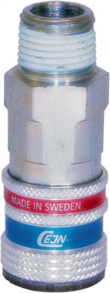 CEJN 10 300 2454 Pneumatic Hose Coupling: 3/8" Thread, 1/4" Body Dia, ARO Interchange Image