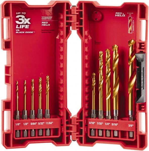 Details about   Mastercraft Hex Shank mixed drill bit set-6 of any 1/16,5/ 64,3/32,1/8,5/16,3/8 
