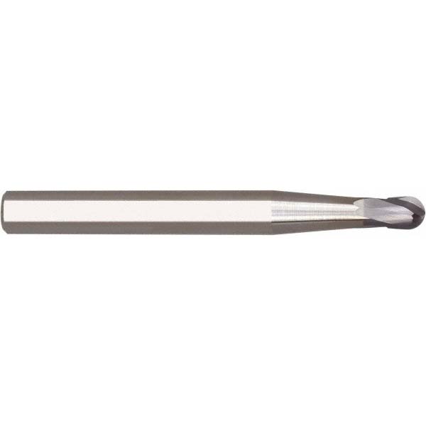 Niagara Cutter 6mm Diam 6mm Loc 2 Flute Solid Carbide Ball
