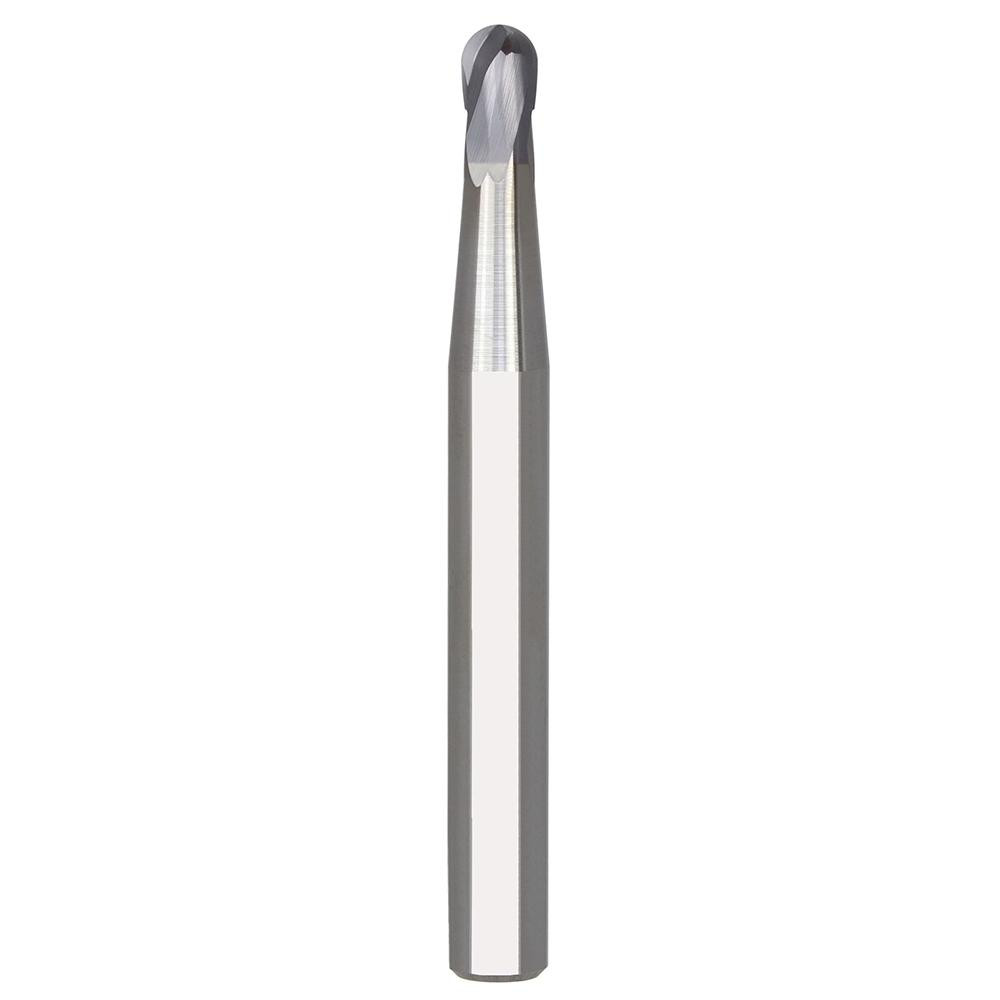 Niagara Cutter 3180826 Ball End Mill: 0.12" Dia, 2 Flute, Solid Carbide Image