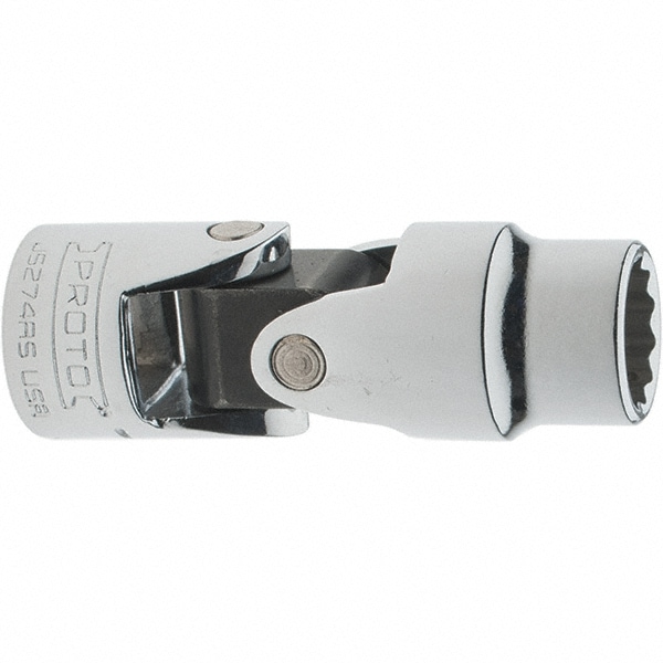 PROTO J5274AS Intermediate Hand Socket: 7/16" Socket, 12-Point Image