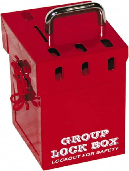 10" Deep x 4-1/2" Wide x 6" High, Portable Group Lockout Box