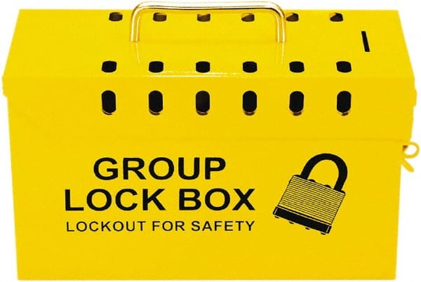 10" Deep x 4" Wide x 6" High, Portable Group Lockout Box