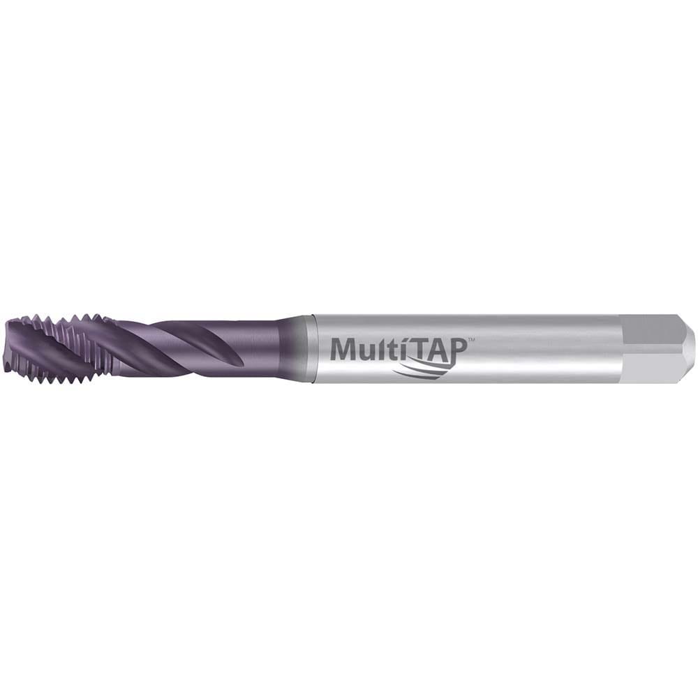 Emuge CU539300.5016 Spiral Flute Tap: 3/4-10 UNC, 3 Flutes, Bottoming, 2B/3B Class of Fit, TICN Coated Image