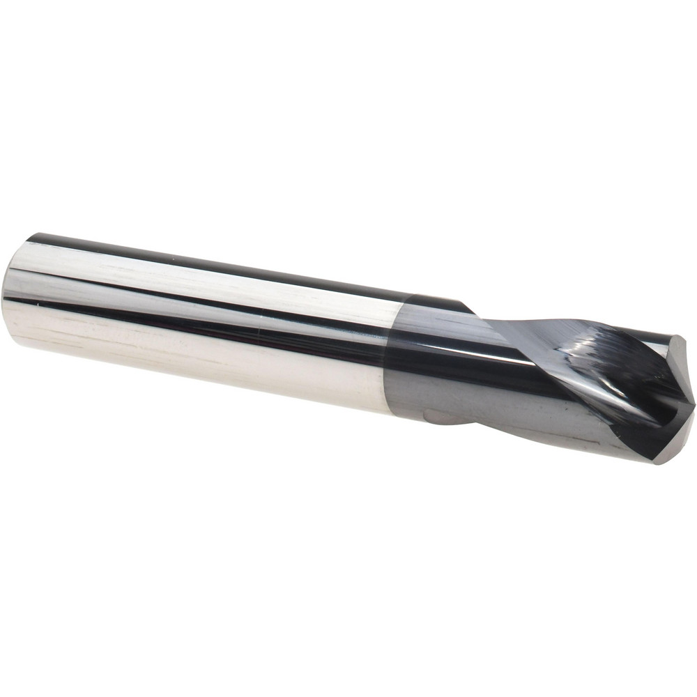 Spotting Drill: 1/2" Dia, 142 ° Point, 3" OAL, Solid Carbide
