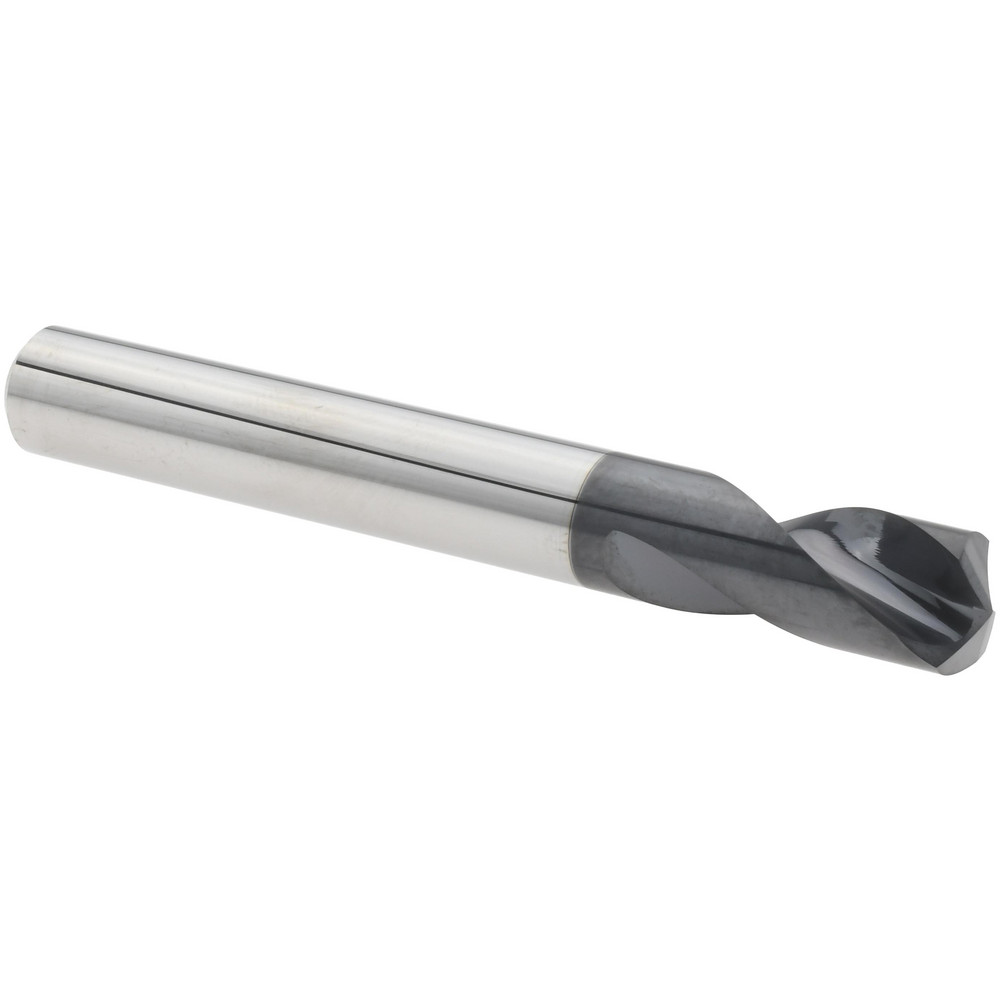Spotting Drill: 3/8" Dia, 142 ° Point, 3" OAL, Solid Carbide