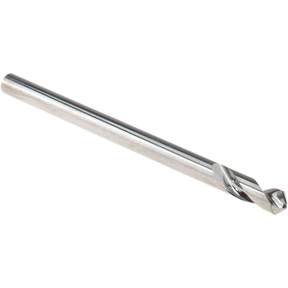 Spotting Drill: 1/8" Dia, 90 ° Point, 2" OAL, Solid Carbide