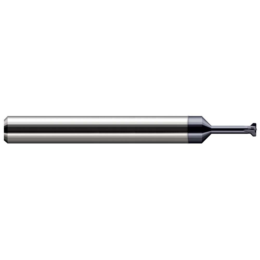 Thread Relief Cutters; Material: Solid Carbide ; Cutting Diameter (Inch): 0.245 ; Shank Diameter (Inch): 1/4 ; Flat Width (Decimal Inch): 0.0600 ; Overall Length (Inch): 2-1/2