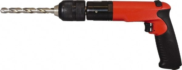 Sioux Tools SDR10P20RK4 Air Drill: 1/2" Keyed & Keyless Chuck, Reversible 