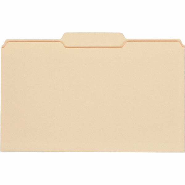 UNIVERSAL File Folders with Top Tab Legal, Manila, 100/Pack MSC Direct