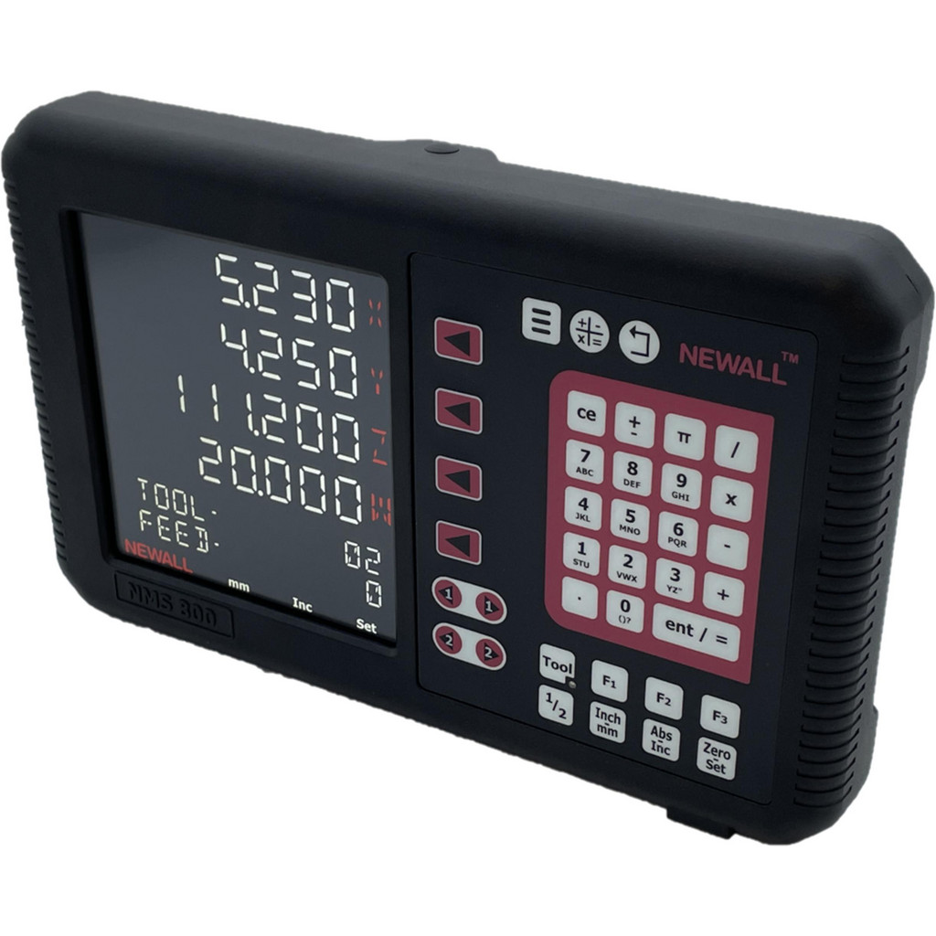 Ditron 2/3-Axis DRO Digital Readout System With 5um Magnetic Scale – For Milling/Lathe/Grinding Machines, AC80-260V, IP67