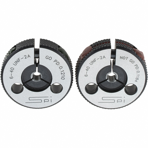 SPI 640 Go/No Go Double Ring Thread Gage 46553657 MSC