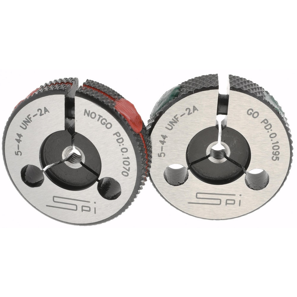 SPI 23-133-2 Threaded Ring Gage: #5-44 Thread, Class 2A, Go & No Go Image