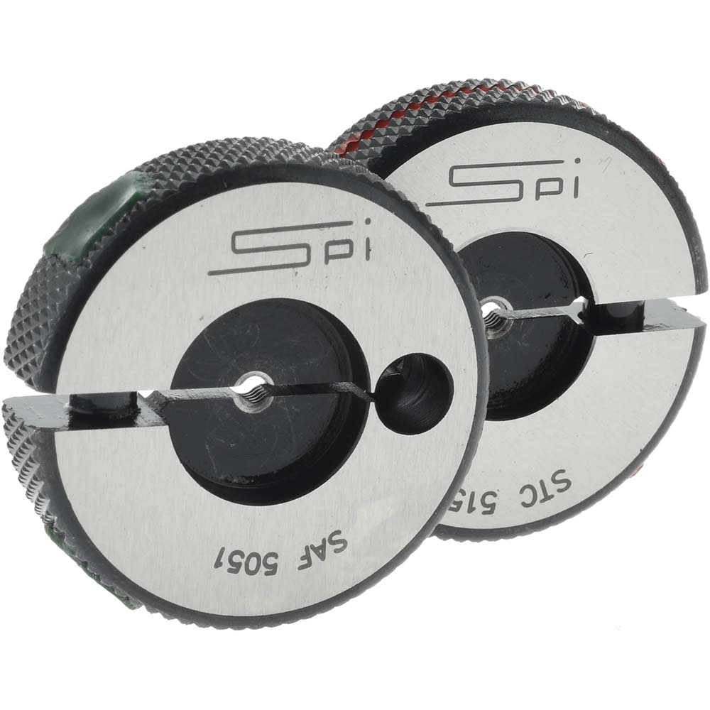 SPI 23-115-9 Threaded Ring Gage: #1-64 Thread, Class 2A, Go & No Go Image