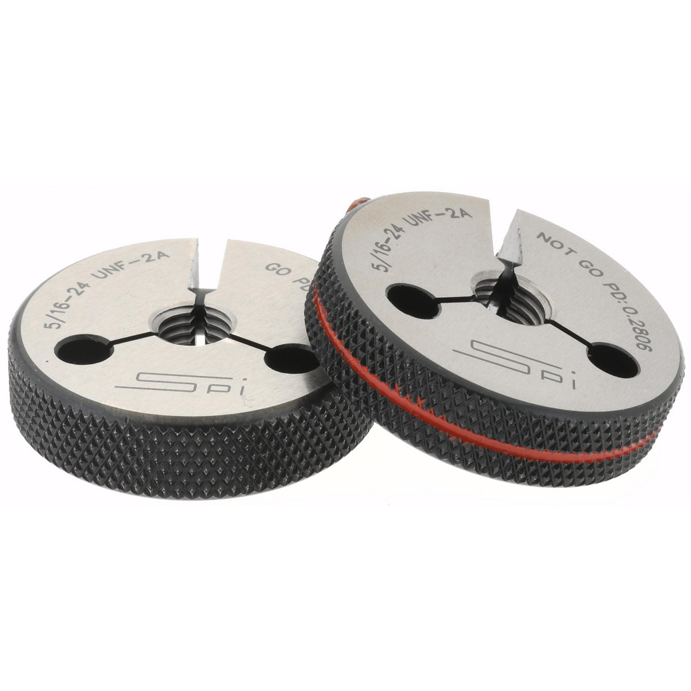 SPI 5/1624 Go/No Go Double Ring Thread Gage 46554093 MSC Industrial Supply