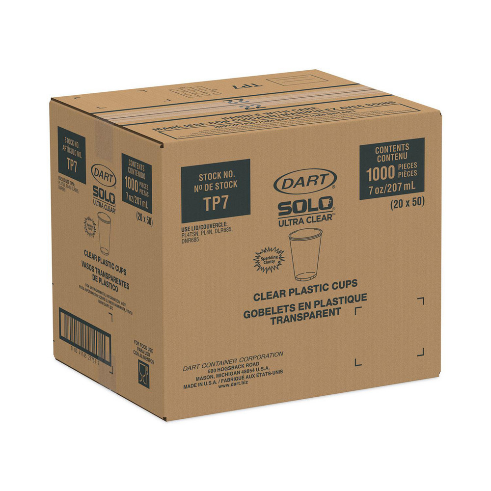 Solo - (20) 50 Pack, 7 oz Ultra Clear Cups | MSC Direct