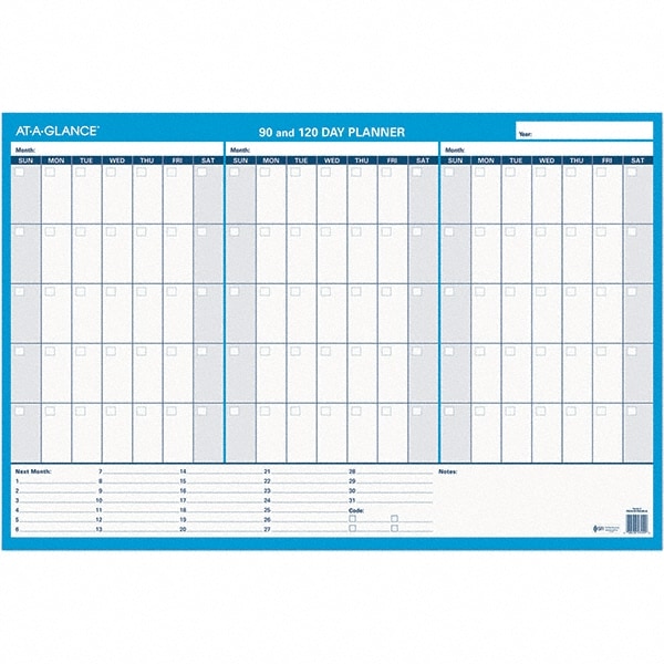 AT-A-GLANCE - Erasable Wall Calendar: 1 Sheet | MSC Direct