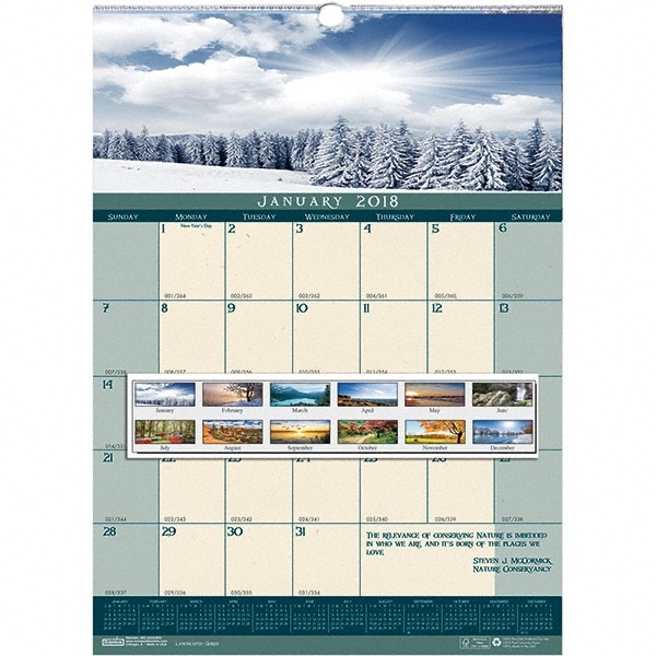 House of Doolittle - Wall Calendar: 12 Sheets  MSC Direct