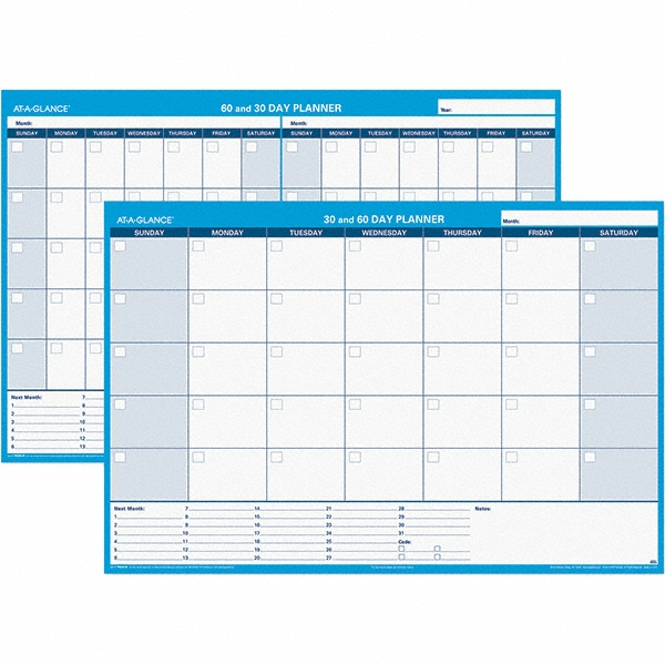 AT-A-GLANCE - Erasable Wall Calendar: 1 Sheet  MSC Direct