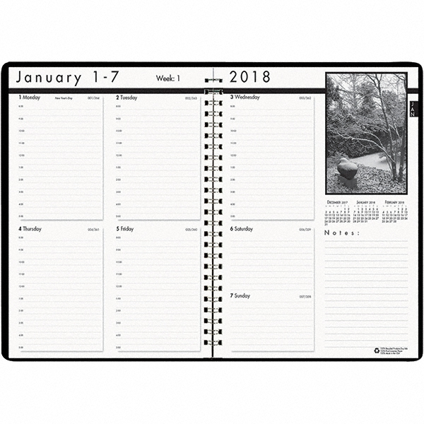 House Of Doolittle Professional Weekly Planner, 24 Months, January-December - View #2