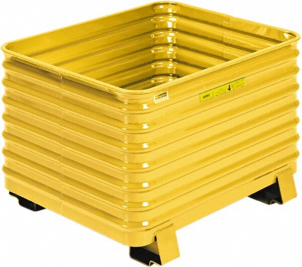 Bulk Storage Container: Steel, Bin-Style Bulk Container