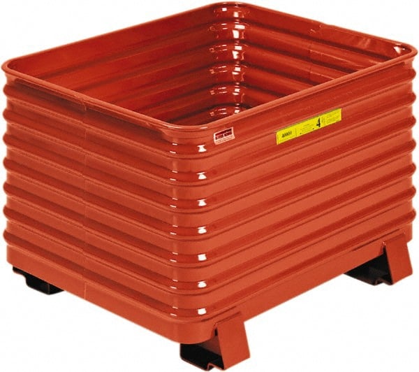 Steel King Bulk Storage Container: Steel, Bin-Style Bulk Container MPN:RCCM404824PP