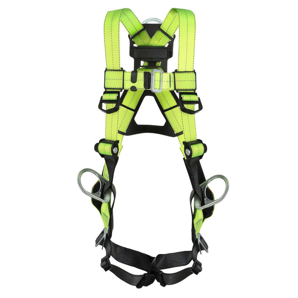 DBI/SALA | ExoFit Fall Protection Harnesses: 420.000 Lb, Vest Style, Size 3X-Large, For Positioning, Polyester, Back & Hip D-Ring - Pass-Through