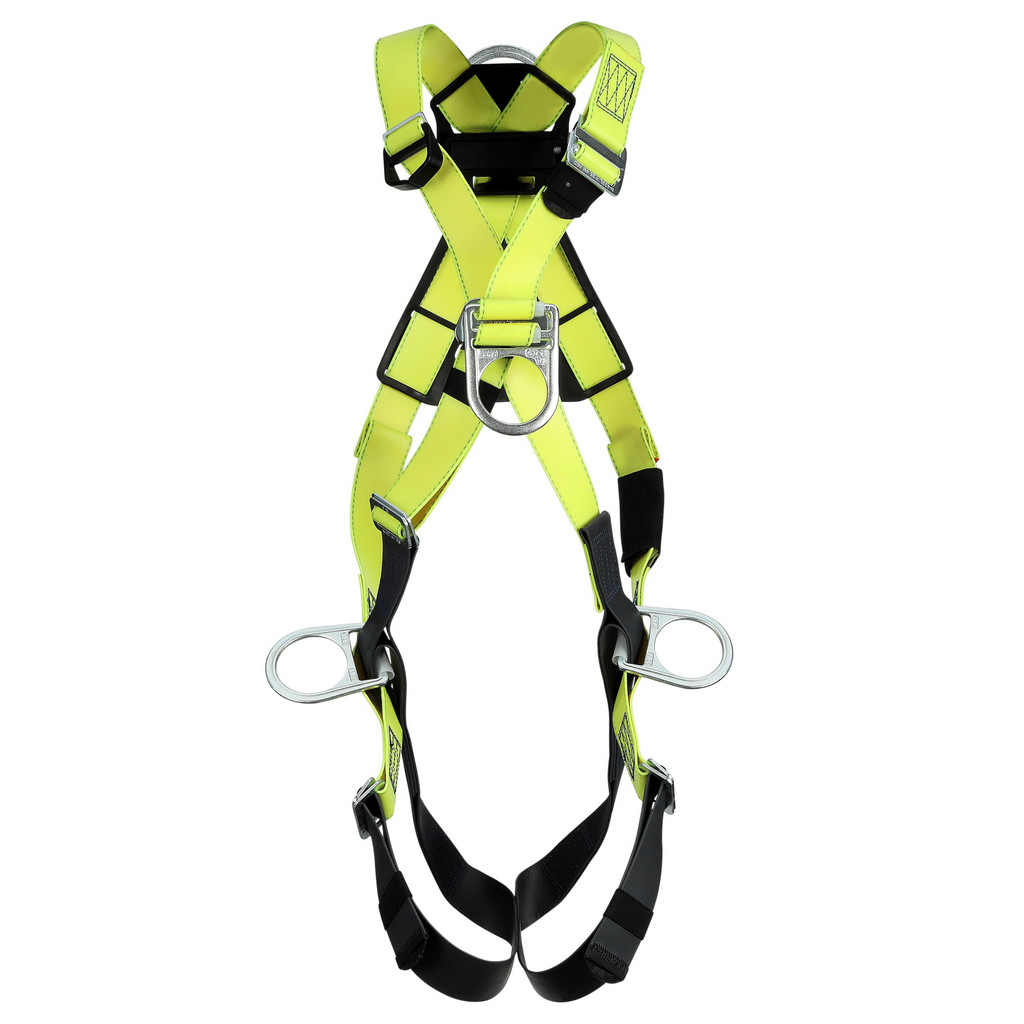 DBI/SALA | ExoFit Fall Protection Harnesses: 420.000 Lb, Cross-Over Style, Size Medium & Large, For Climbing, Polyester, Back D-Ring