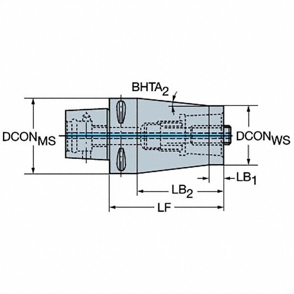 Sandvik Coromant C6 Modular Connection, Boring Bar Reducer 47119532