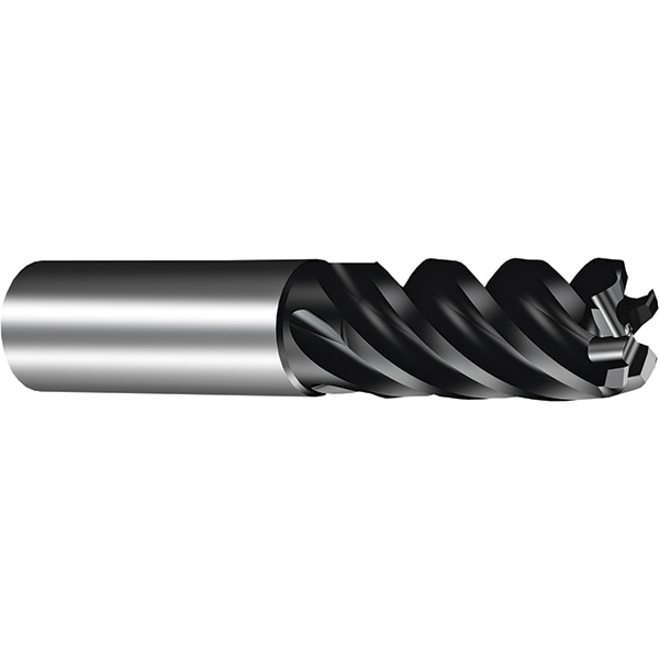 3 Flute RH Flute 2 LOC Center Cutting 4 OAL 0.02 Corner Radius End Mill 1 Shank MA Ford 1 Dia Solid Carbide RH Cut 30/° Helix TiCN Coating Single End