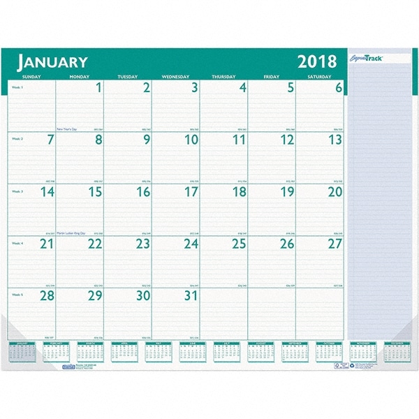 House of Doolittle - Desk Pad Calendar: 12 Sheets | MSC Direct