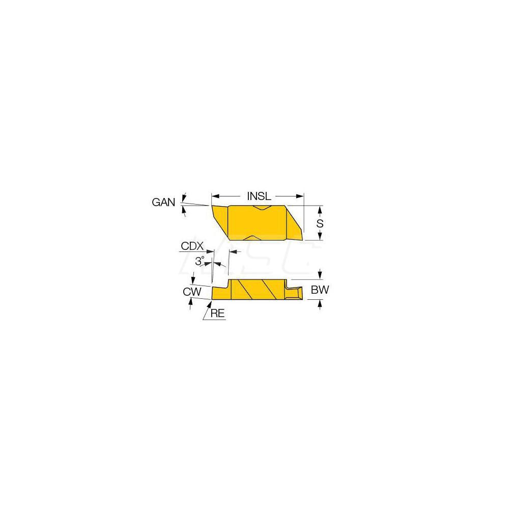 Iscar - Grooving Insert: ING3094R IC808, Carbide | MSC Direct Iscar - Grooving Insert: ING3094R IC808, Carbide | MSC Direct