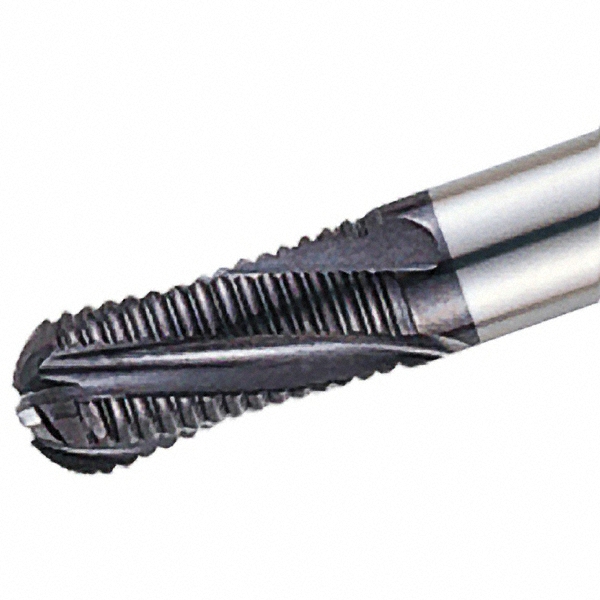 Iscar Roughing End Mill 20 mm Dia, 4 Flutes, Single End, Solid